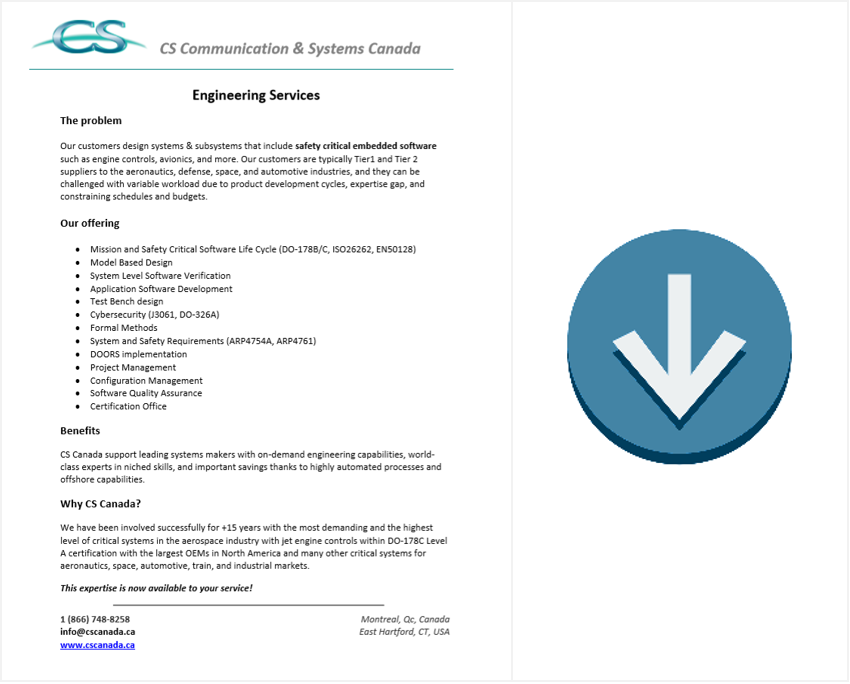 engineering services brochure download