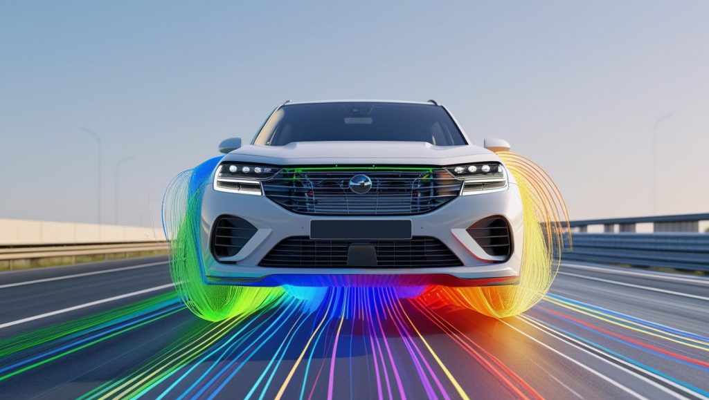 CFD aerodynamism from vehicle