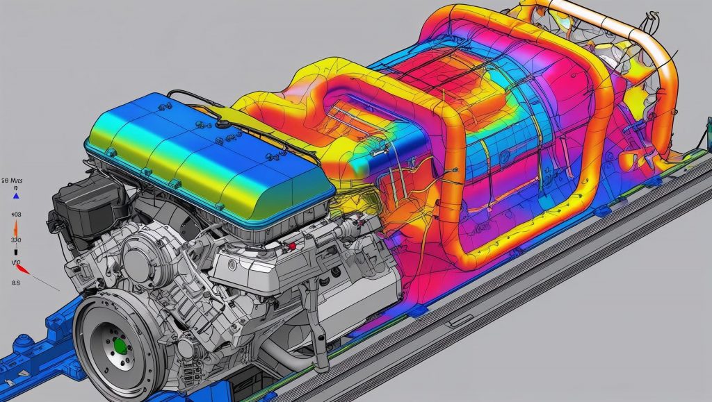 CFD thermal management on vehicle